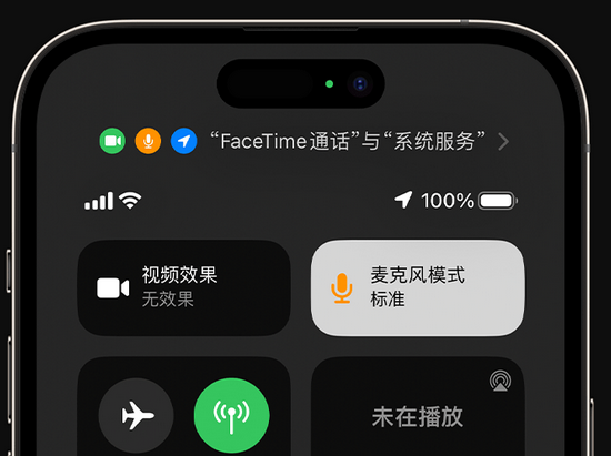 永定苹果授权维修网点分享iPhone在通话时让你的声音更清晰 